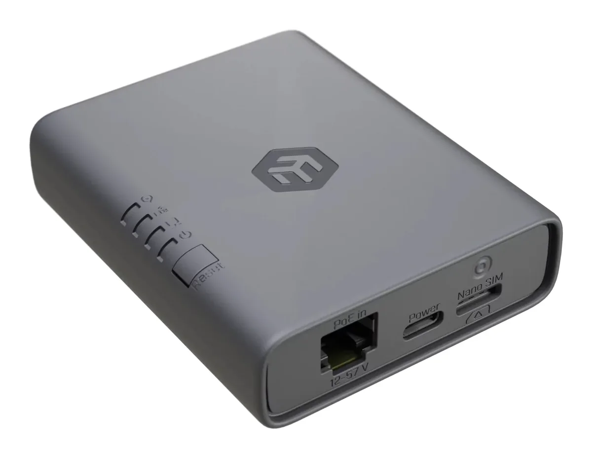 MikroTik KNOT Embedded LTE4 - Teollinen LTE-yhdyskäytävä, Harmaa