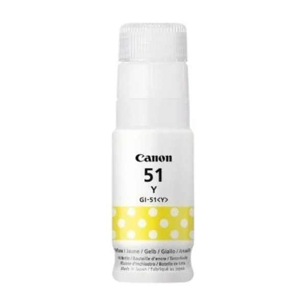 Canon GI-51 -mustepullo, 70 ml, keltainen