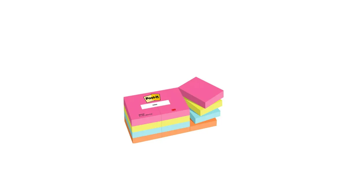 Post-it® muistilaput, 38 x 51, kpl, 12 kpl