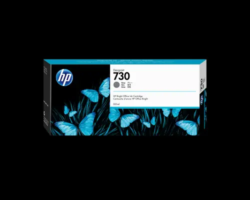 Hp Muste Harmaa 730 300ml - Dj T1700
