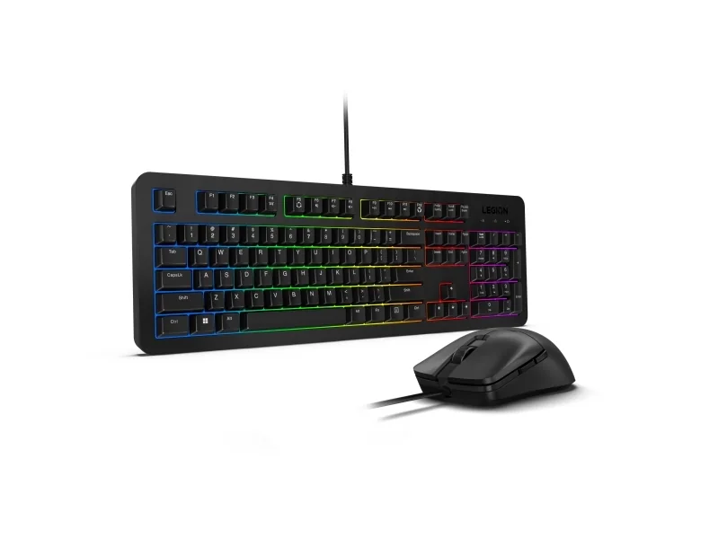 Lenovo Legion KM310 RGB Gaming Combo Keyboard and Mouse - Pelinäppäimistö - Englanti (US) - Musta