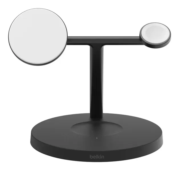 Belkin BOOSTCHARGE PRO 3-in-1 Qi2 15w Wireless Charger w AW Black