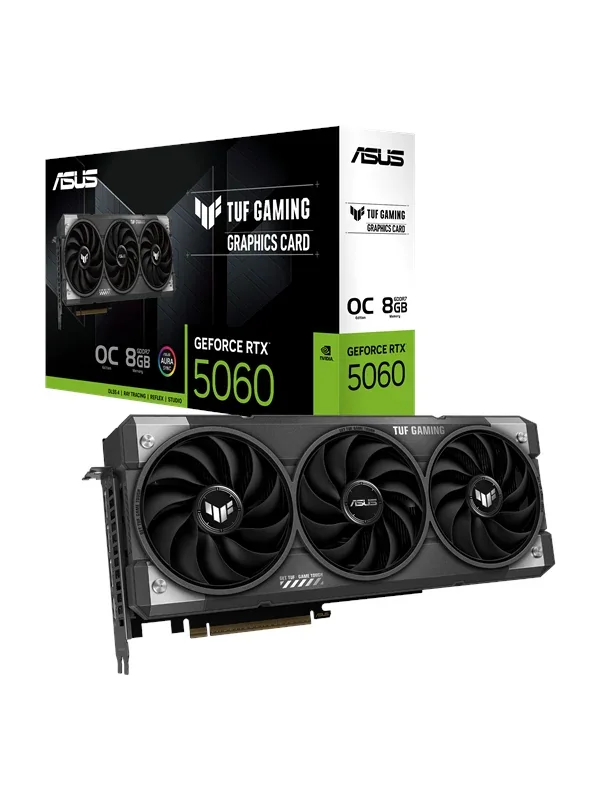 Asus GeForce RTX 5060 TUF OC 8 Gt -näytönohjain