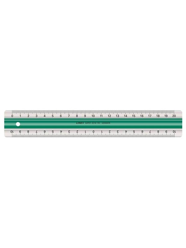 Linex super ruler 20cm S20MM green