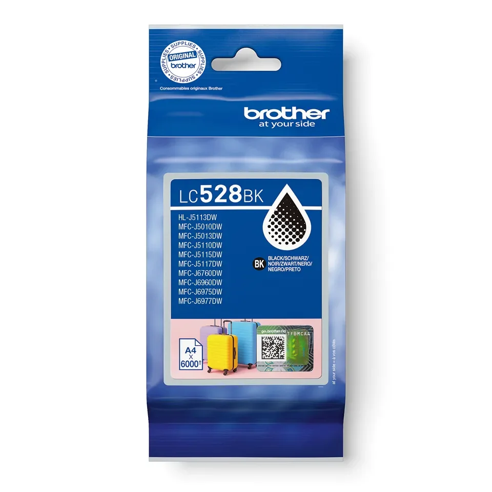 Brother LC528BK -mustekasetti, musta
