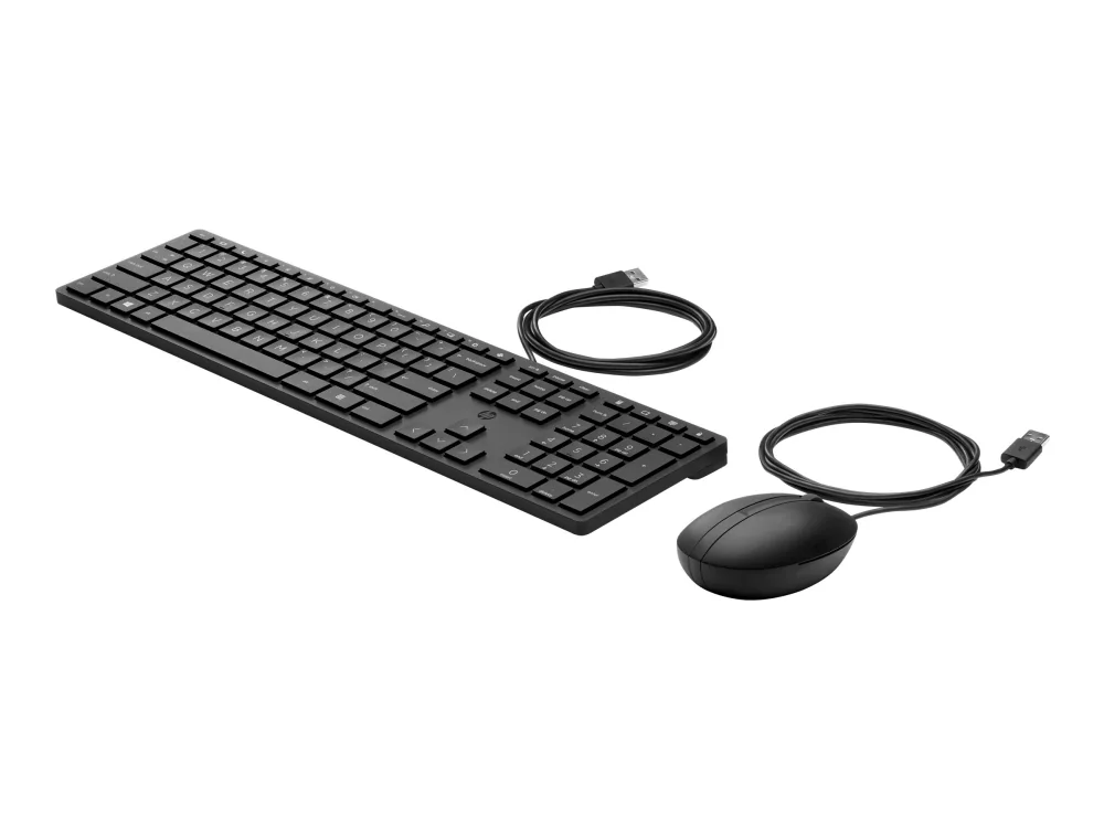 HP Desktop 320MK -näppäimistö ja hiiri, musta