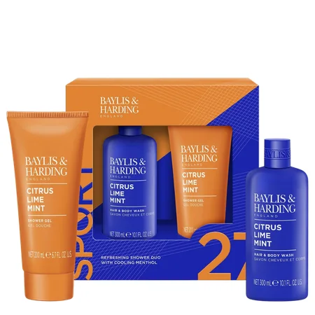 Baylis & Harding Citrus Lime Mint Refreshing Shower Duo Gift Set
