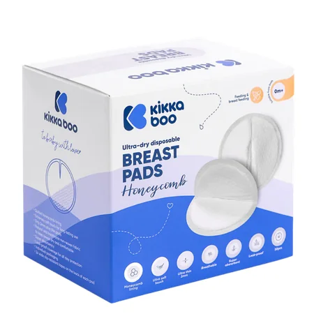 Kikka Boo Ultra-Dry Disposable Breast Pads Honeycomb – 25 kpl
