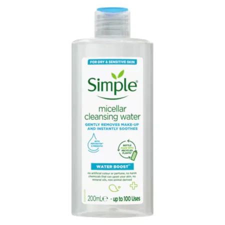 Simple Water Boost Micellar Cleansing Water - 200 ml