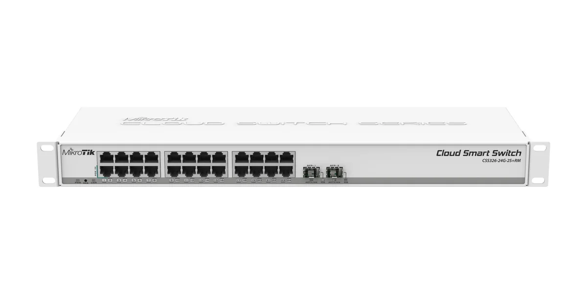 MikroTik Pilviälykäs kytkin CSS326-24G-2S+RM