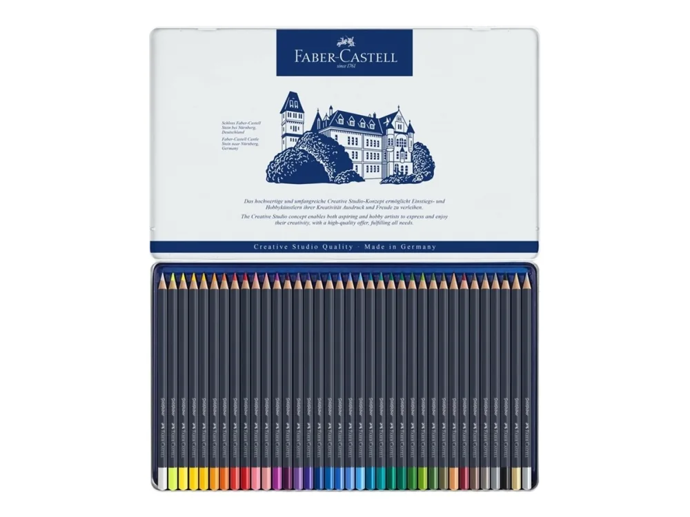 Faber-Castell Colour pencil Goldfaber tin of 36
