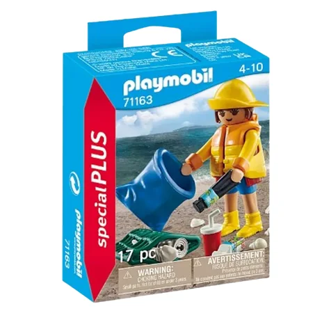 Playmobil Special Plus Ympäristösankari Rannan Siivoaja – 71163
