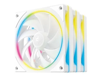 DeepCool FL12 SE 3 kappaleen pakkaus 120 mm ARGB PWM -kotelotuuletin - Valkoinen