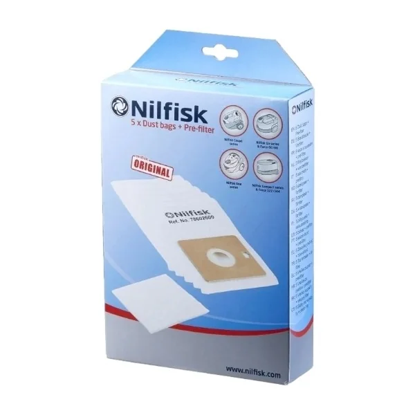 Nilfisk Suodatinpussit Force 66, 122, 144 / Coupe / One Hob -imureille.