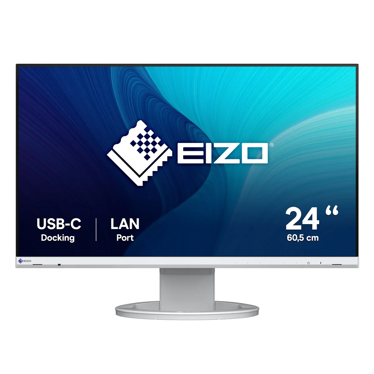 Eizo Flexscan Ev2490-wt Led Display 60,5 Cm (23.8") 1920 X 1080 Pikseliä Full Hd Valkoinen 23.8" 1920 × 1080pixels Ips 16:9 60hz