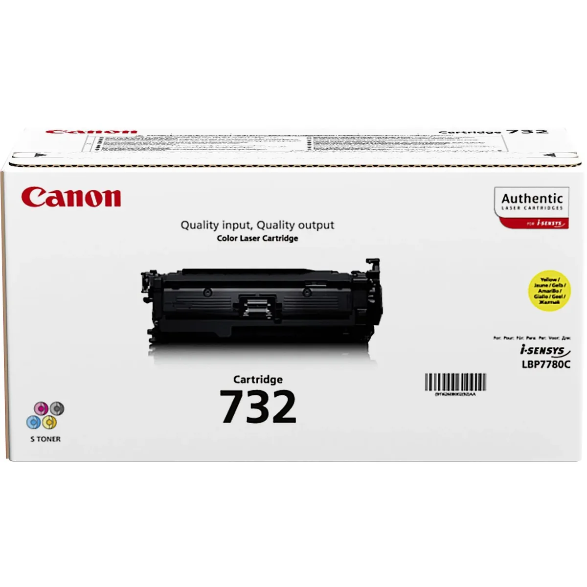 Canon 732 -laservärikasetti, keltainen