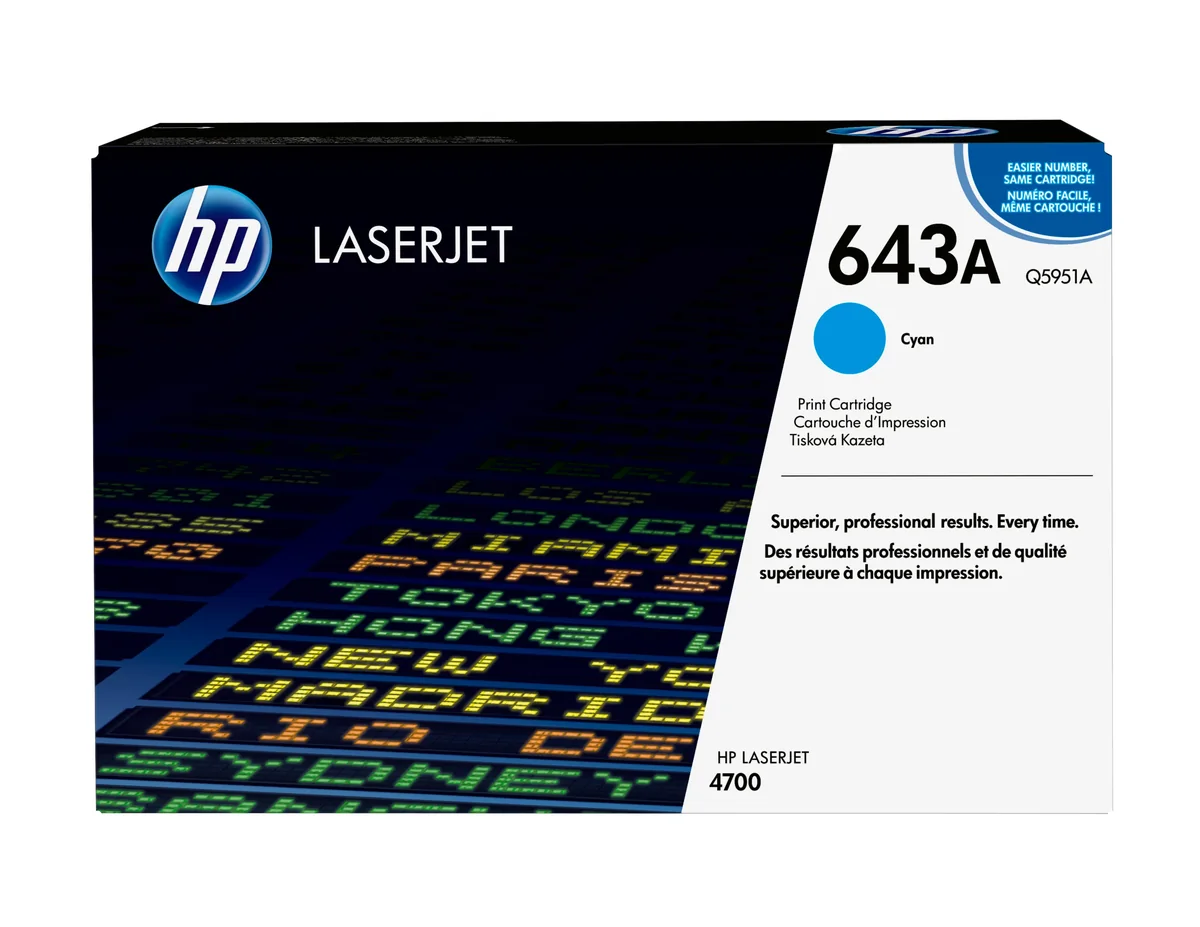 HP Q5951A-laservärikasetti, syaani