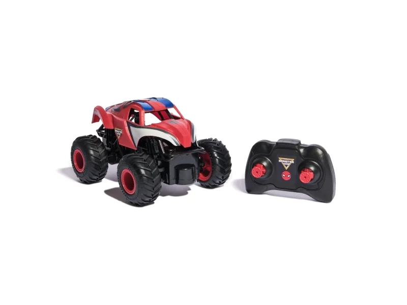 Monster Jam MJC RDC 1t24 SpiderMan RC GML, Monster truck, 4 vuosi/vuosia, Muovi, Musta, Punainen
