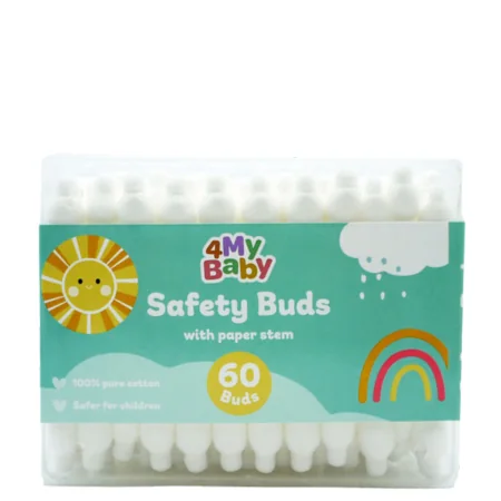 4mybaby Safety Cotton Buds – 60 kpl