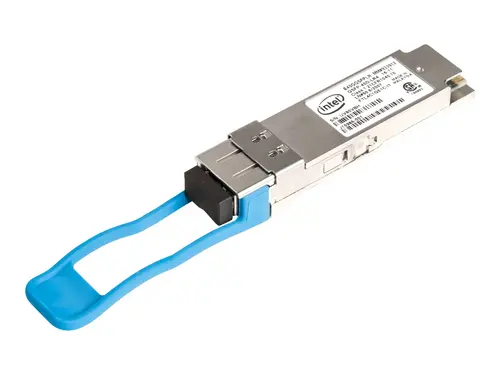 Intel - QSFP+ lähetinvastaanotin-moduuli - 40 Gigabit LAN - 40GBase-LR - MPO-monitila - jopa 10 km - 1310 nm malleihin Ethernet Converged Network Adapter X520-Q