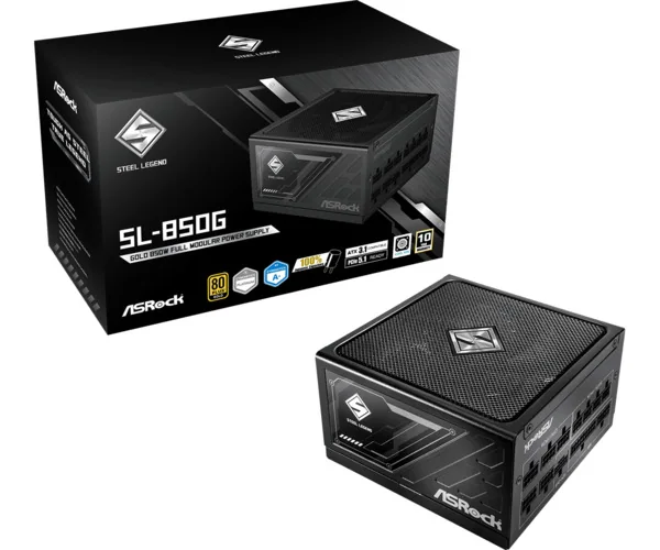 Asrock SL-850G Steel Legend, 850 W, 20+4 pin ATX, 60 cm, 120,450 mm, 60 cm, 65 cm