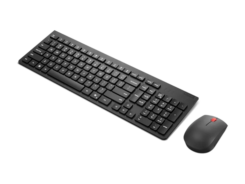 Lenovo 4X31R64485, Täysikokoinen (100 %), Langaton, Langaton RF, musta, Sisältää hiiren