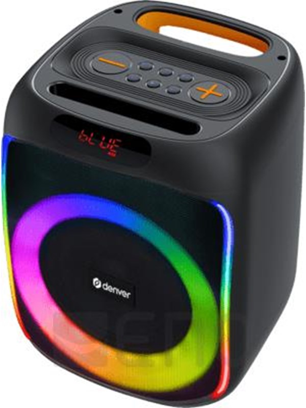 Denver BPS-165 bilekaiutin LEDillä / Bluetooth-kaiutin / kannettava kaiutin