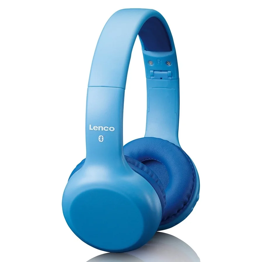 Lasten Bluetooth-kuulokkeet äänenvoimakkuuden rajoittimella, siniset