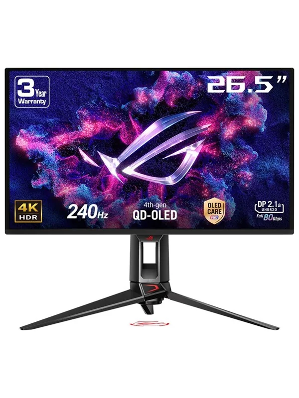 27" ASUS ROG Swift OLED PG27UCDM - 3840x2160 (4K) - 240Hz - QD-OLED - 90W USB-C - KVM switch