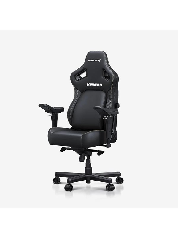 ANDASEAT Anda Seat Kaiser 4 Pelituoli - Musta - Premium PVC leather - Jopa 120 kg