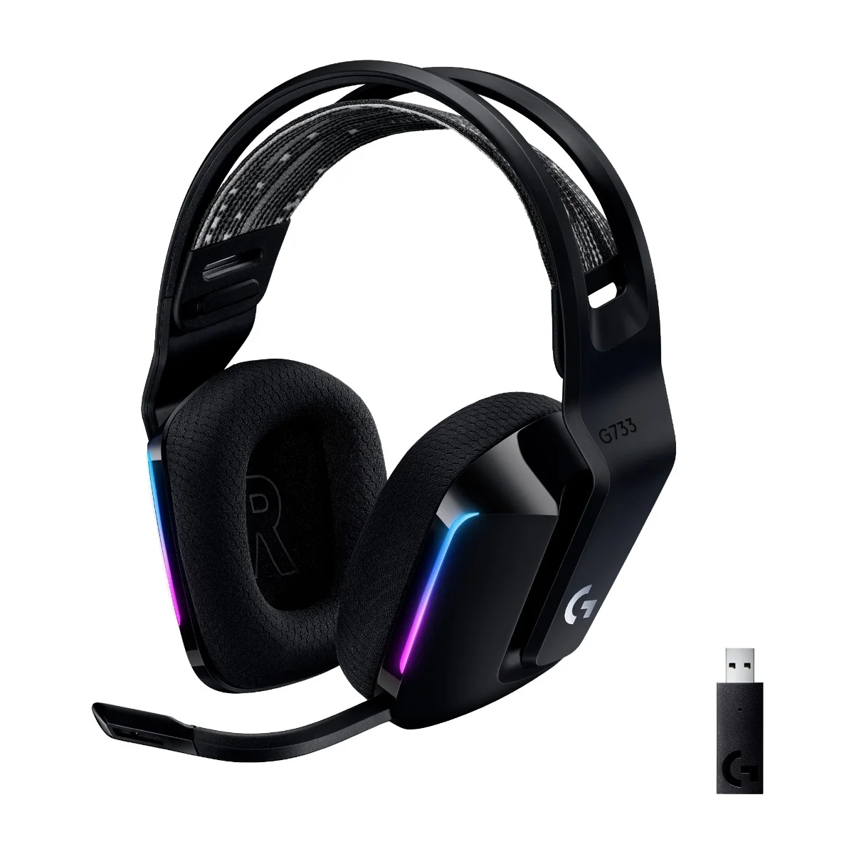 Logitech G733 LIGHTSPEED - Musta