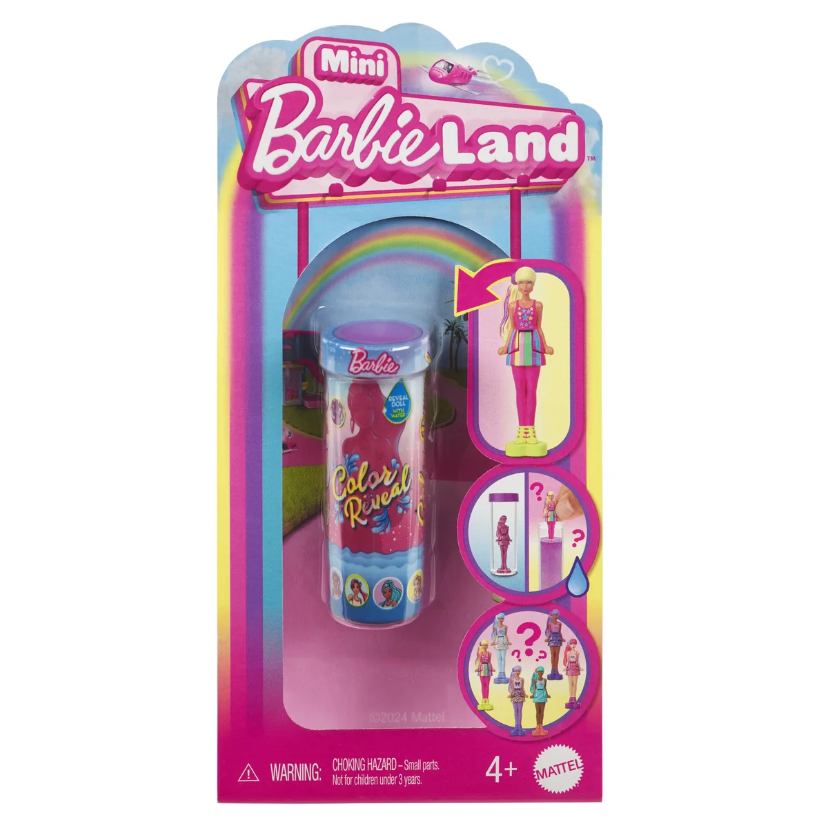 Barbie Mini BarbieLand Color Reveal Doll Lajitelma – 1 Kpl