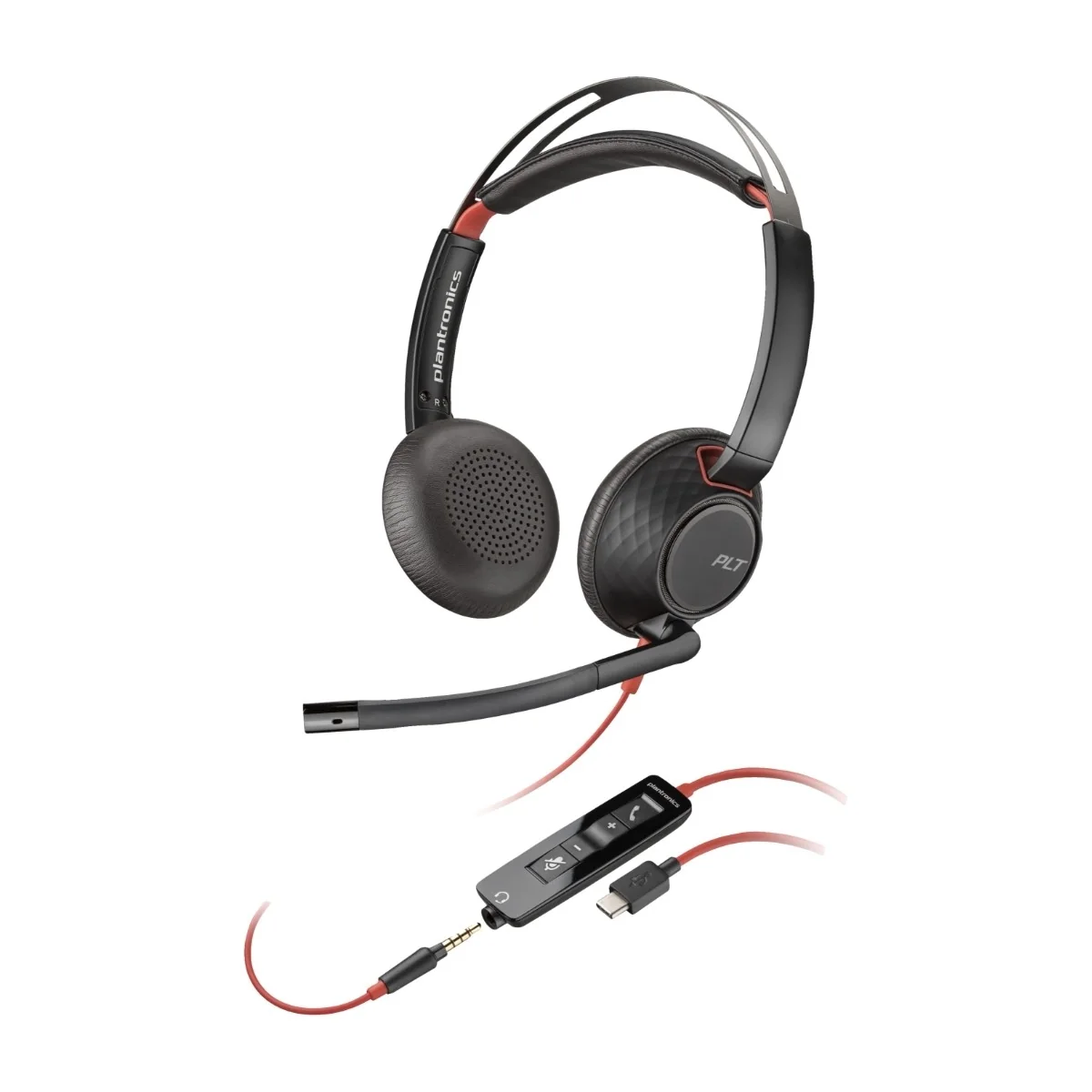 HP Poly Blackwire 5220 -kuulokemikrofoni, musta