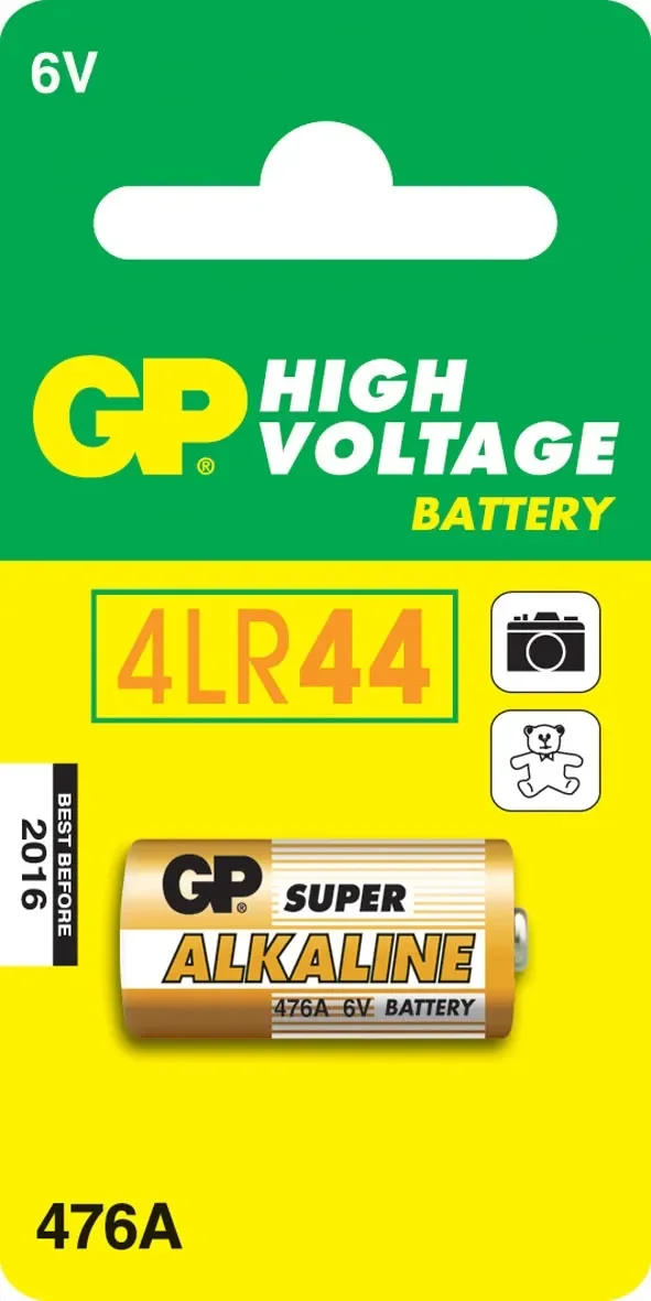GP GP476A769C1 Erikoisparistot 476 A Alkali-mangaani 6 V 105 mAh 1 kpl