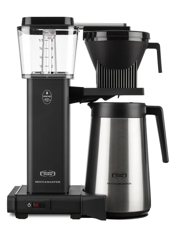 Moccamaster Automatic Thermo 79432 kahvinkeitin, Matte Black