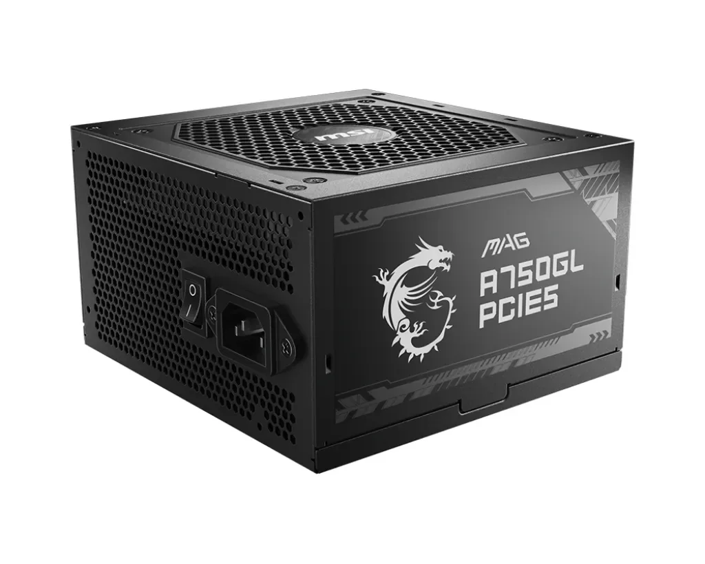 MSI MAG A750GL PCIE5 750W -virtalähde, 80 Plus Gold