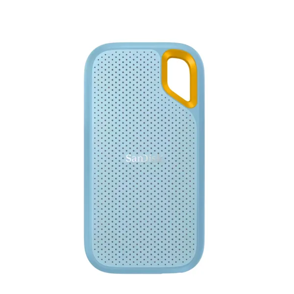 SanDisk Extreme Portable V2 - SSD - salattu - 2TB - ulkoinen (kannettava) - USB 3.2 Gen 2 (USB-C-liitin) - 256-bittinen AES - taivaansininen
