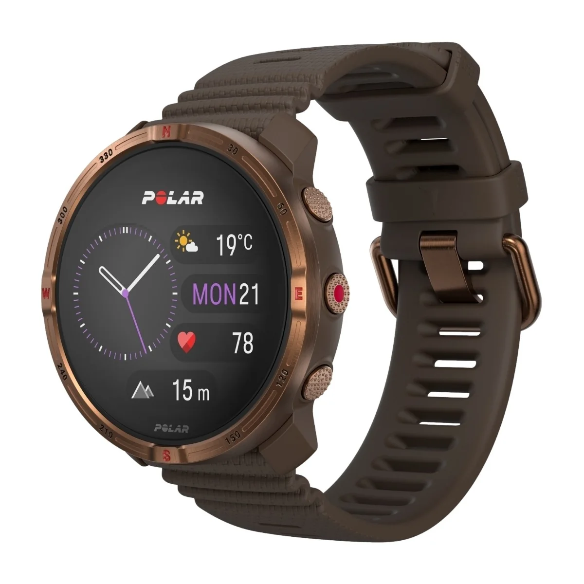 Polar Grit X2 urheilukello S-L (ruskea)