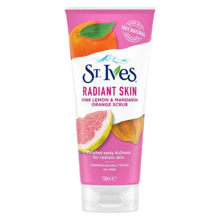 St. Ives Radiant Skin Pink Lemon & Mandarin Orange Oil Free Kasvokuorinta - 150 ml