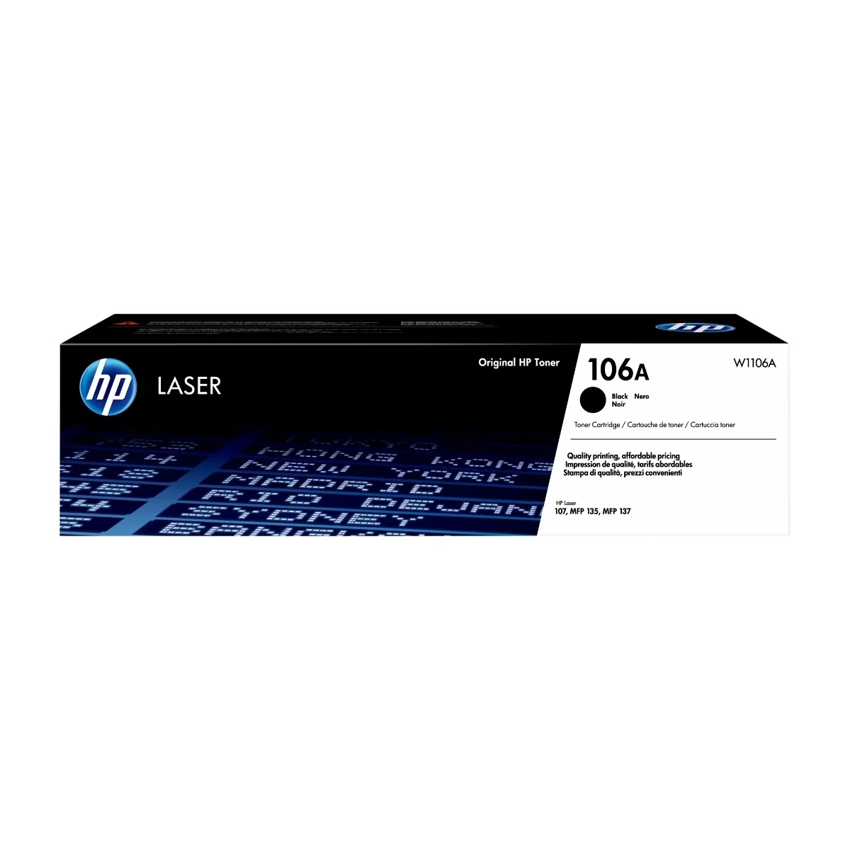 HP 106A / W1106A Musta Toner