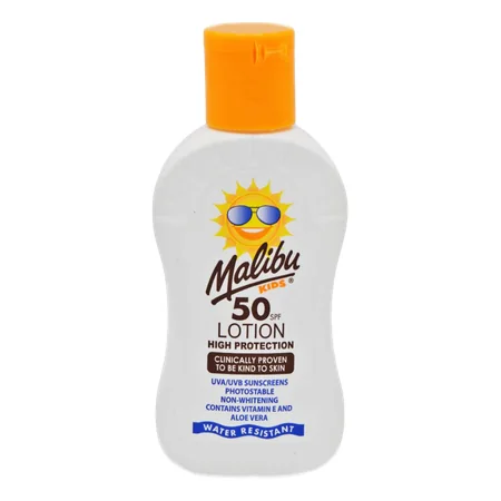 Malibu Kids SPF 50 Korkea Suoja Vedenkestävä Aurinkovoide - 100 ml