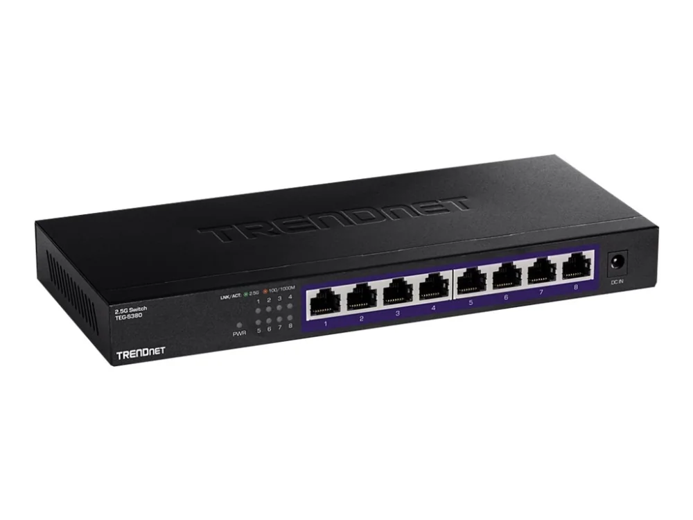TRENDnet TEG-S380 8-Port Unmanaged 2.5G Switch