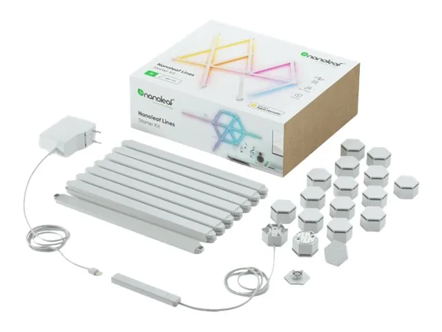 Nanoleaf Lines Starter Kit, Muu, Valkoinen, IP20, RGB, Multi, 1200 K
