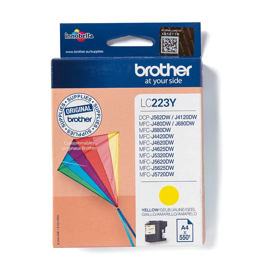 Brother LC223Y / LC 223Y Keltainen Ink