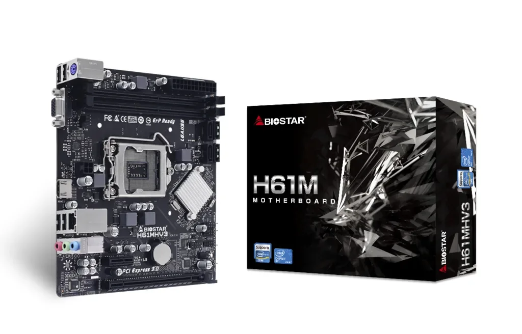 Biostar H61MHV3 LGA1155 mATX -emolevy