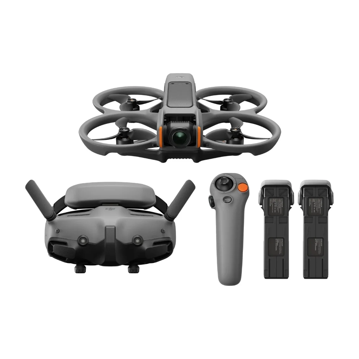 DJI Avata 2 drone Fly More Combo pakkaus (kolme akkua)