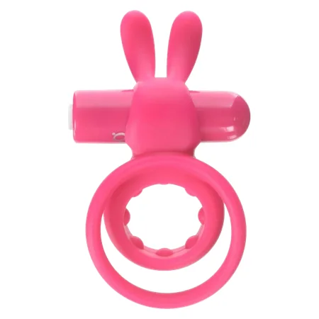 Screaming O Charged Ohare Rechargeable Wearable Rabbit Vibrator Double Ring - Pink