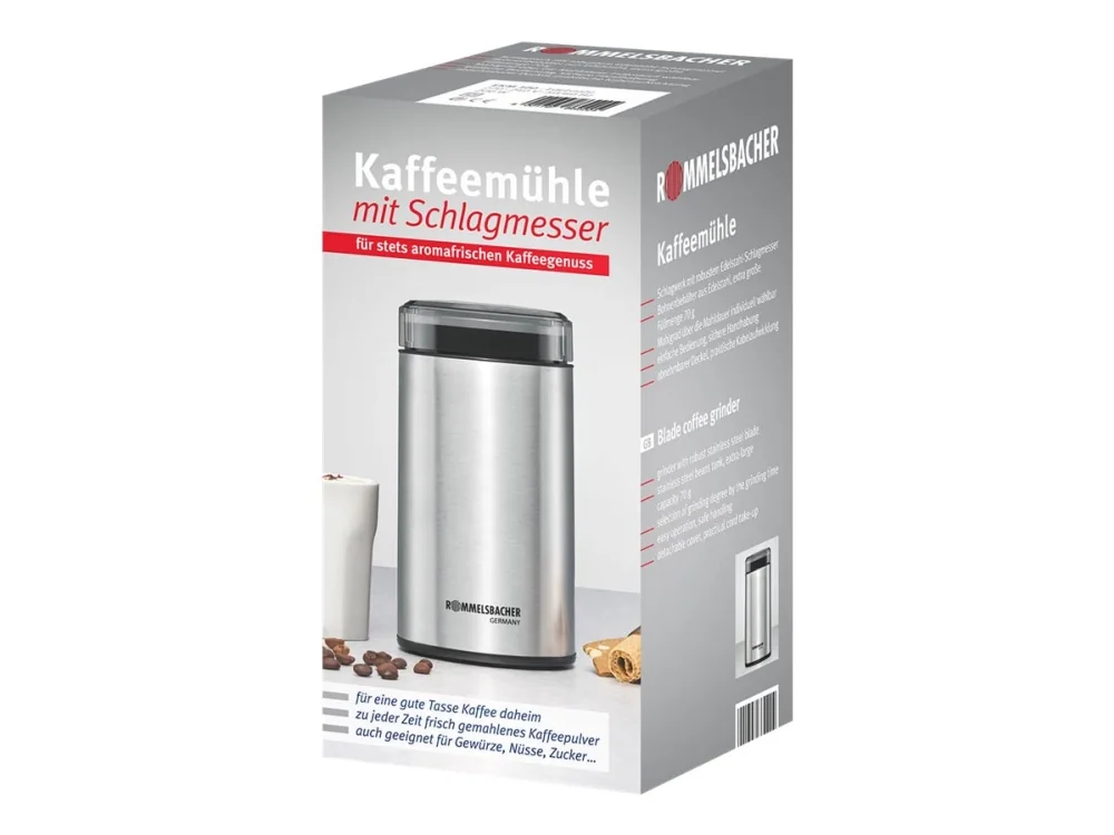 ROMMELSBACHER Romm Kaffeemühle EKM 100 sr | mit Sch