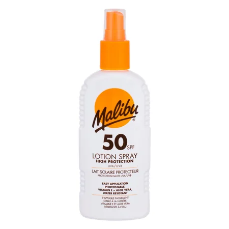 Malibu SPF 50 Korkea Suoja Vedenkestävä Lotion Suihke - 200 ml