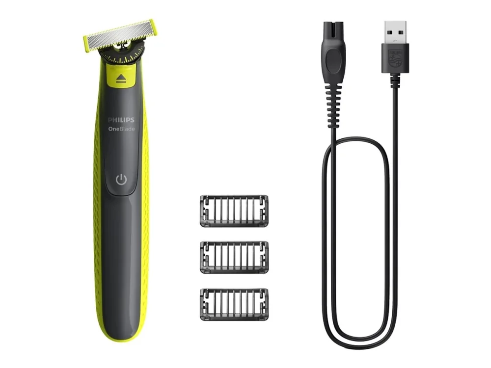 Philips OneBlade QP2724 - trimmer - lime green/dark grey